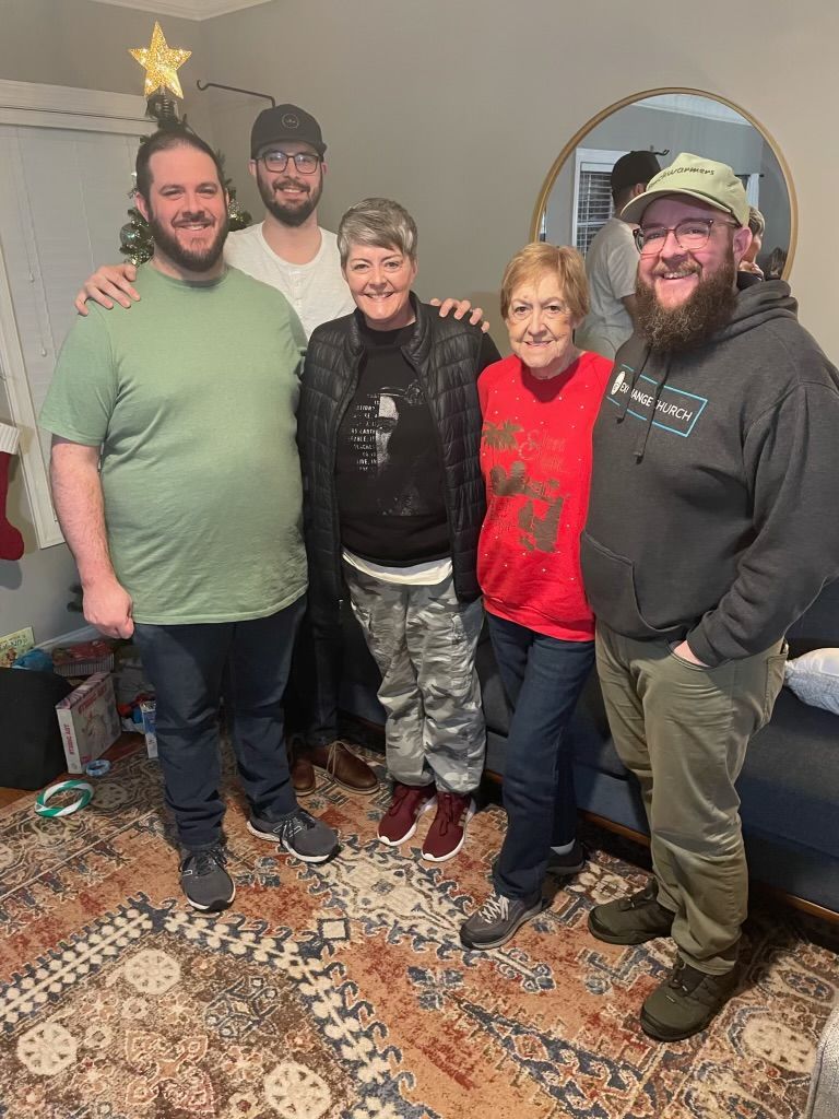 Image of RETEX's John Gordon with his family, for Mother's Day.