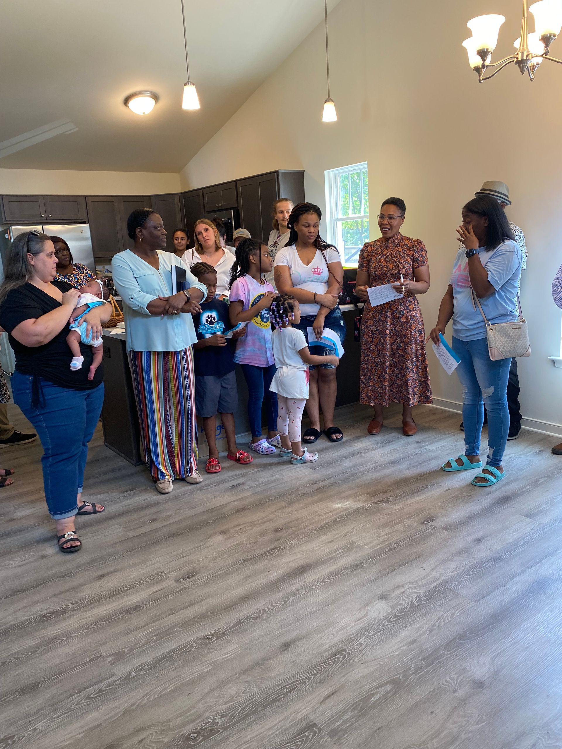 Image from Richmond Habitat for Humanity home dedication ceremony in August 2023.