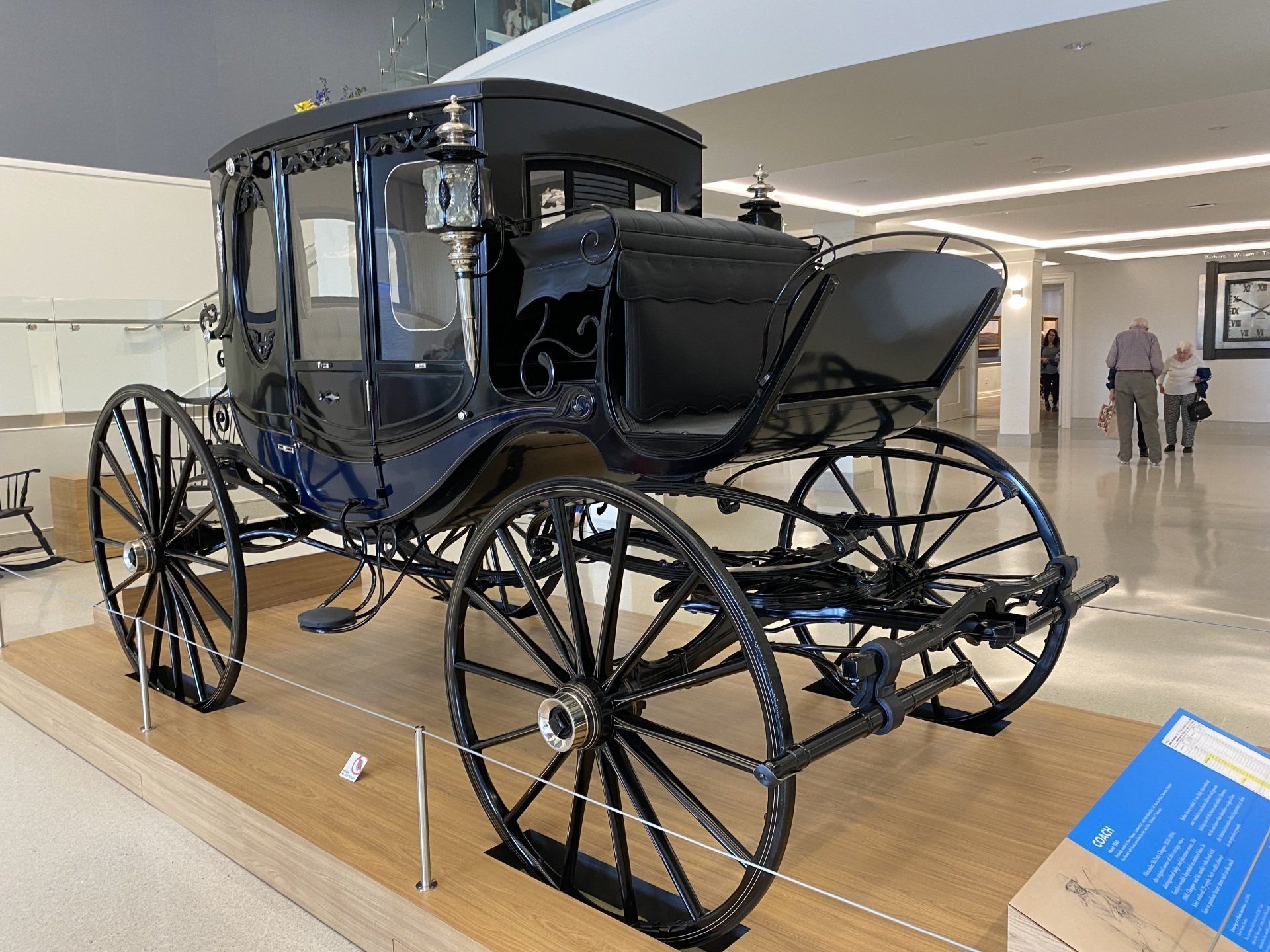 Image of a buggy within the Virginia Museum of History and Culture. Photo by RETEX's Katelyn Lewis.