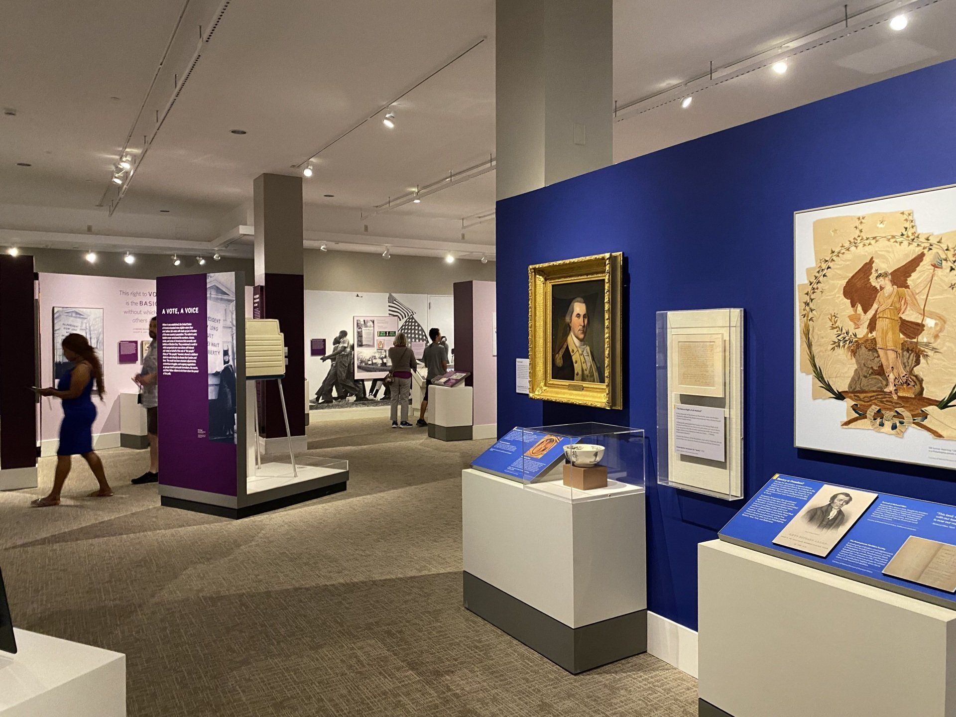 Image of a room within the Virginia Museum of History and Culture. Photo by RETEX's Katelyn Lewis.