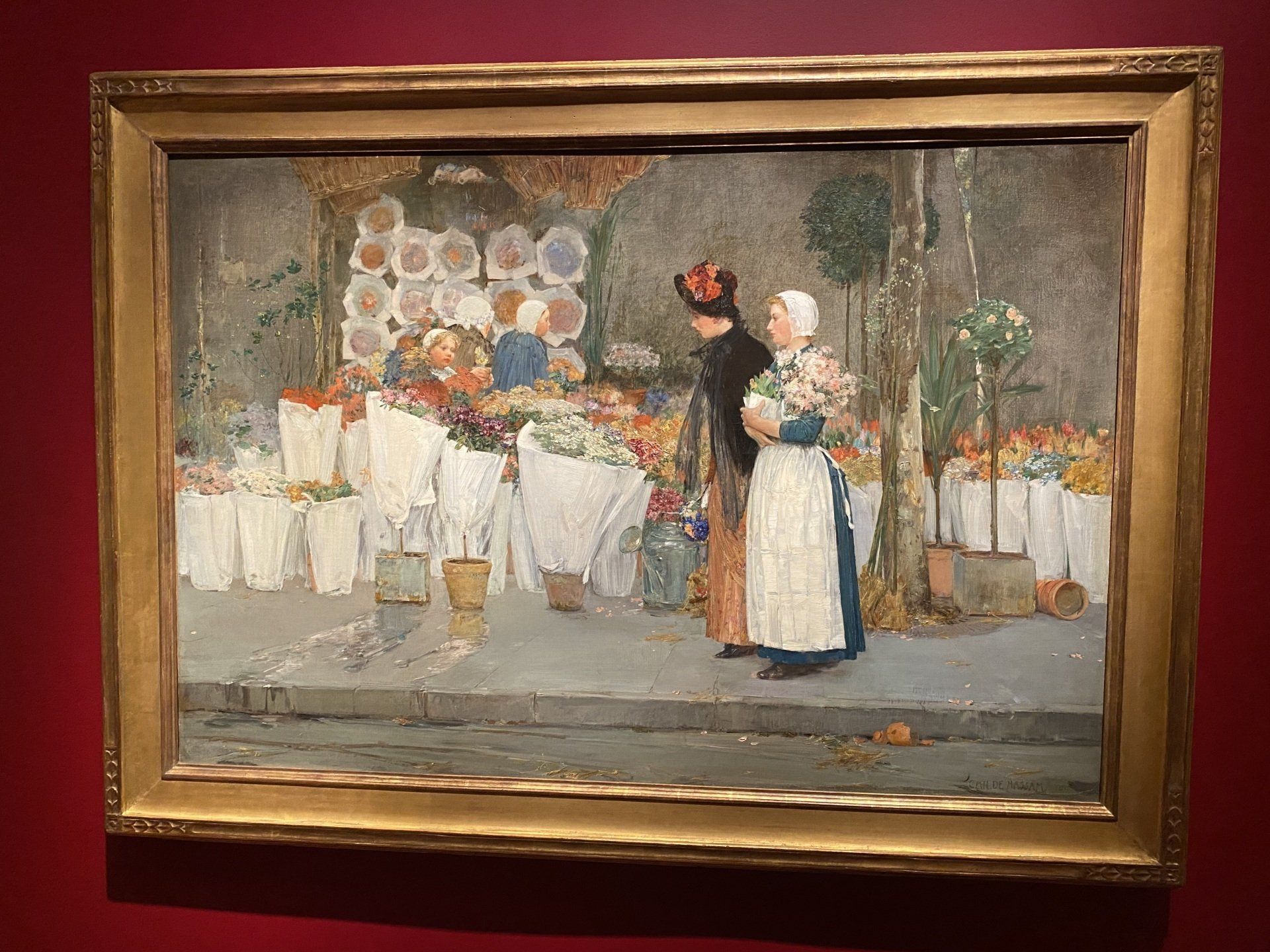 A photo of an impressionist painting at the Virginia Museum of Art. Taken by RETEX's Katelyn Lewis.