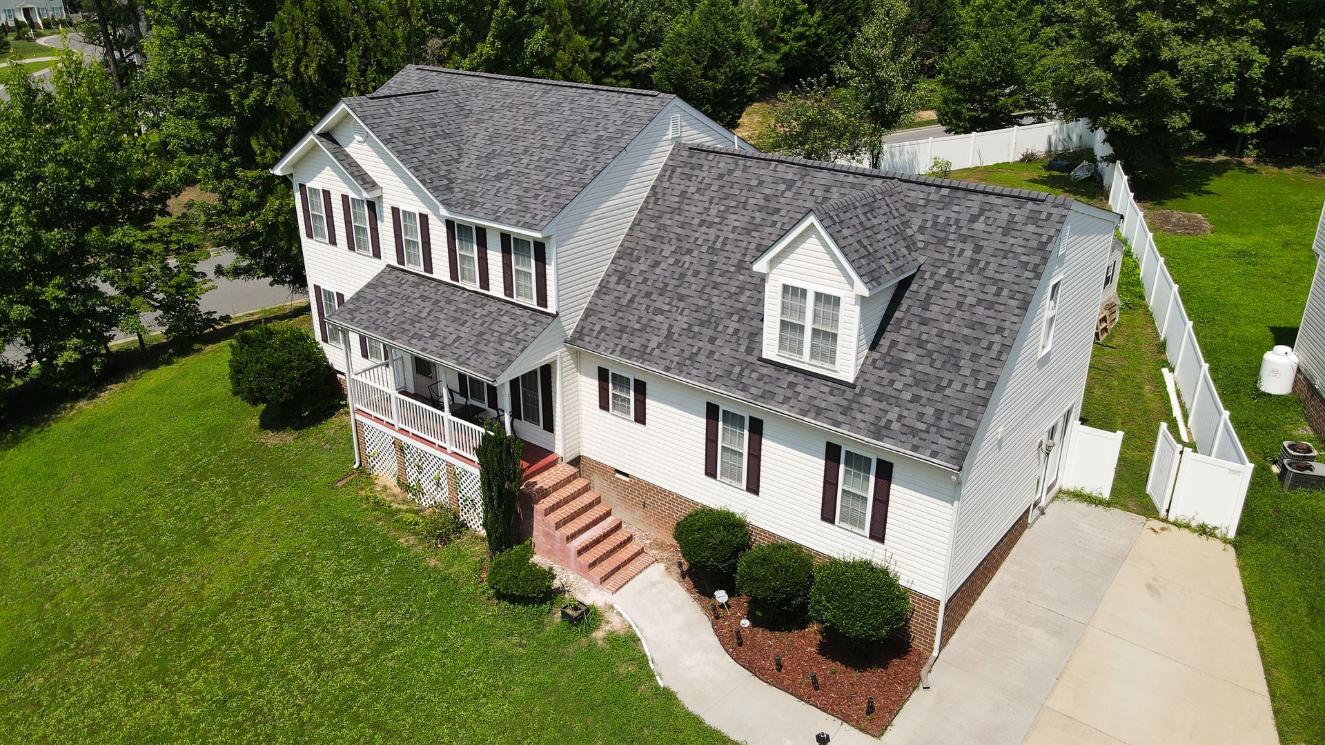 Roof Replacement in Midlothian VA Owens Corning Midnight Plum