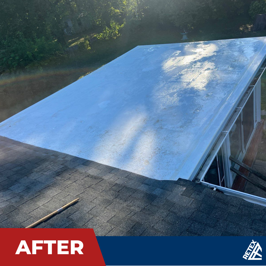 RETEX flat roof replacement on Tuckahoe VA home