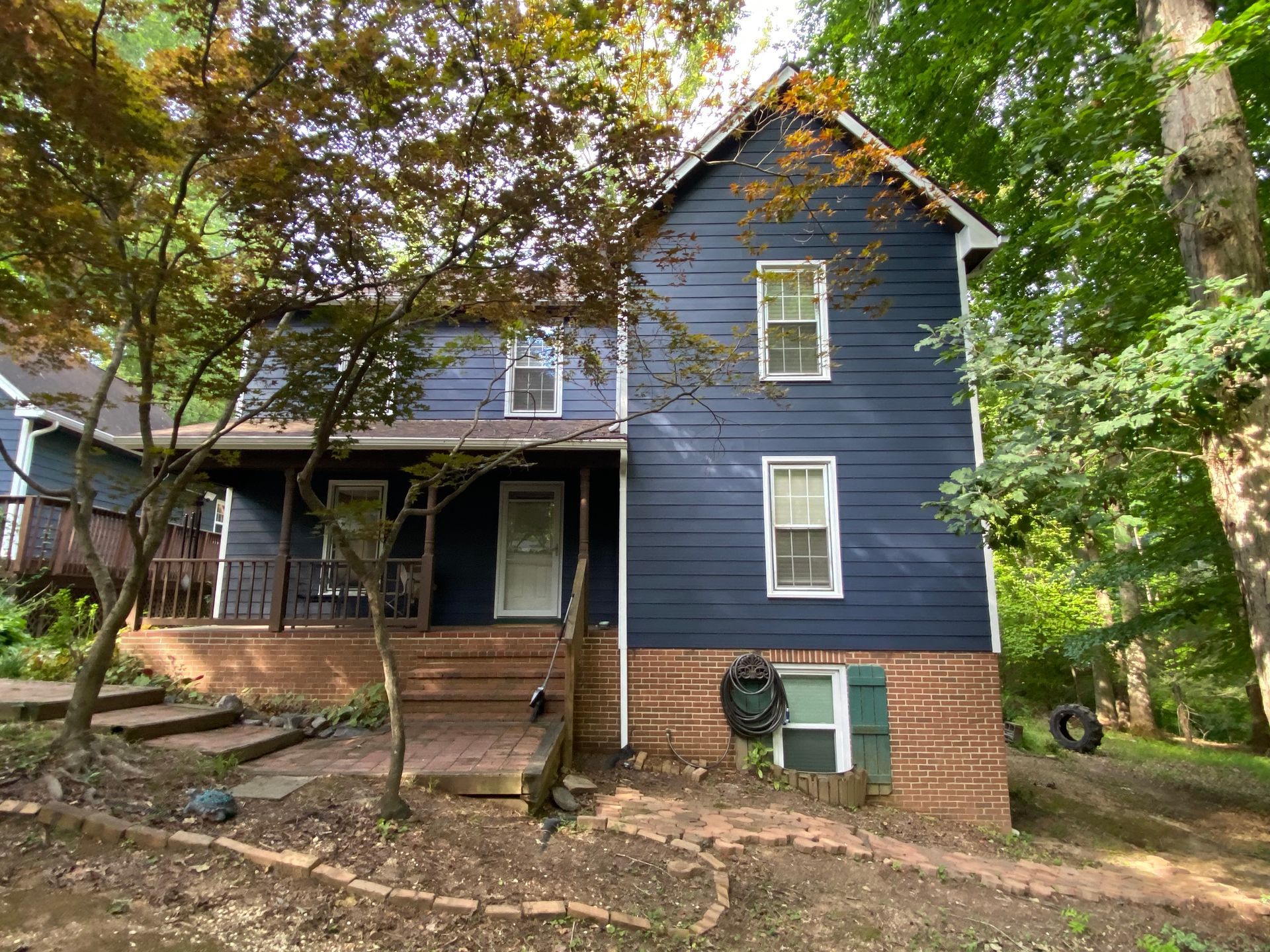 After image of RETEX HardiePlank fiber cement siding installation in Fredericksburg, VA 22407.