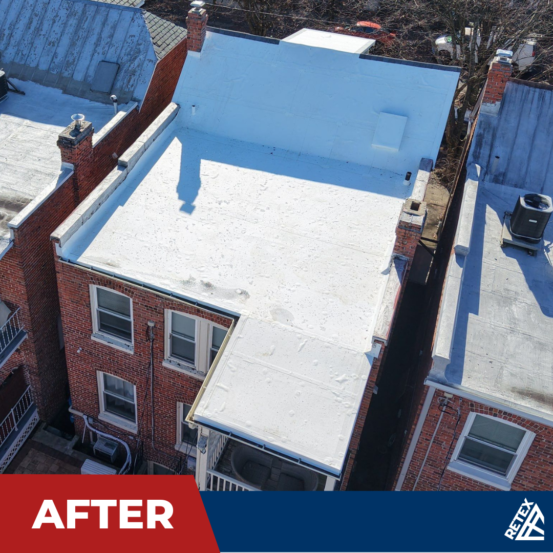 Flat roof replacement in Richmond VA