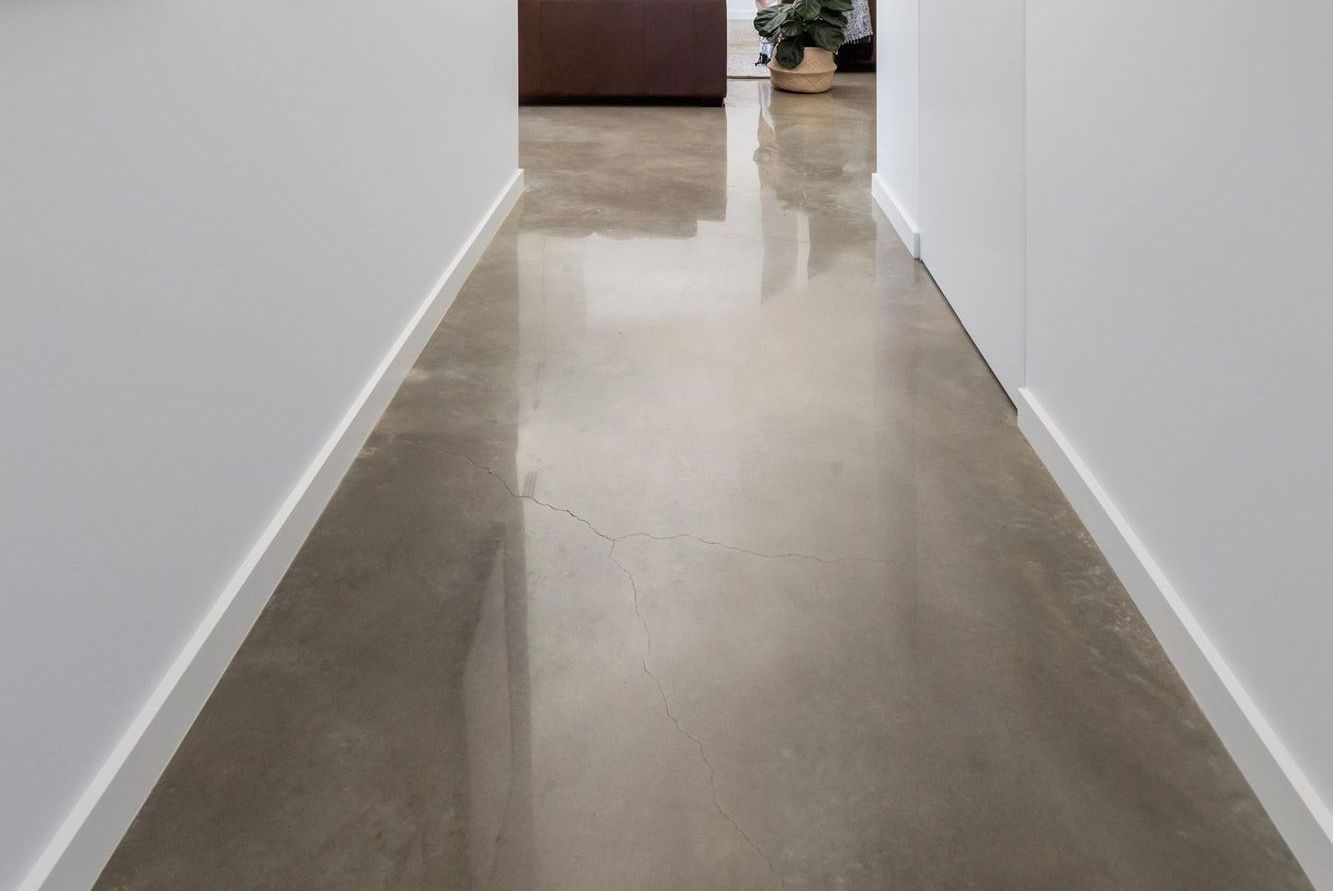 residential polished concrete floors in NWA