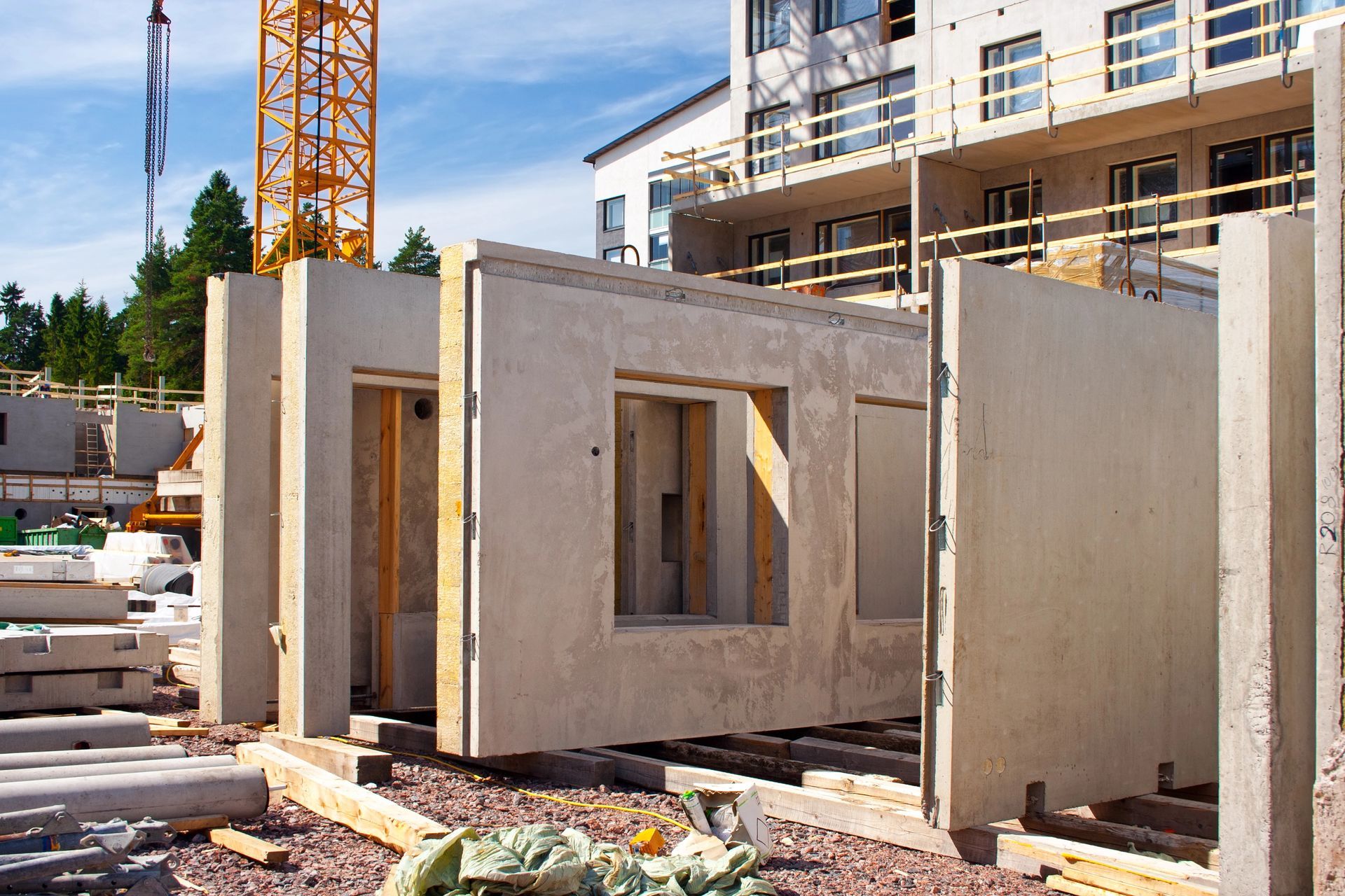 structural concrete repair of walls for a commercial job in fayetteville, ar