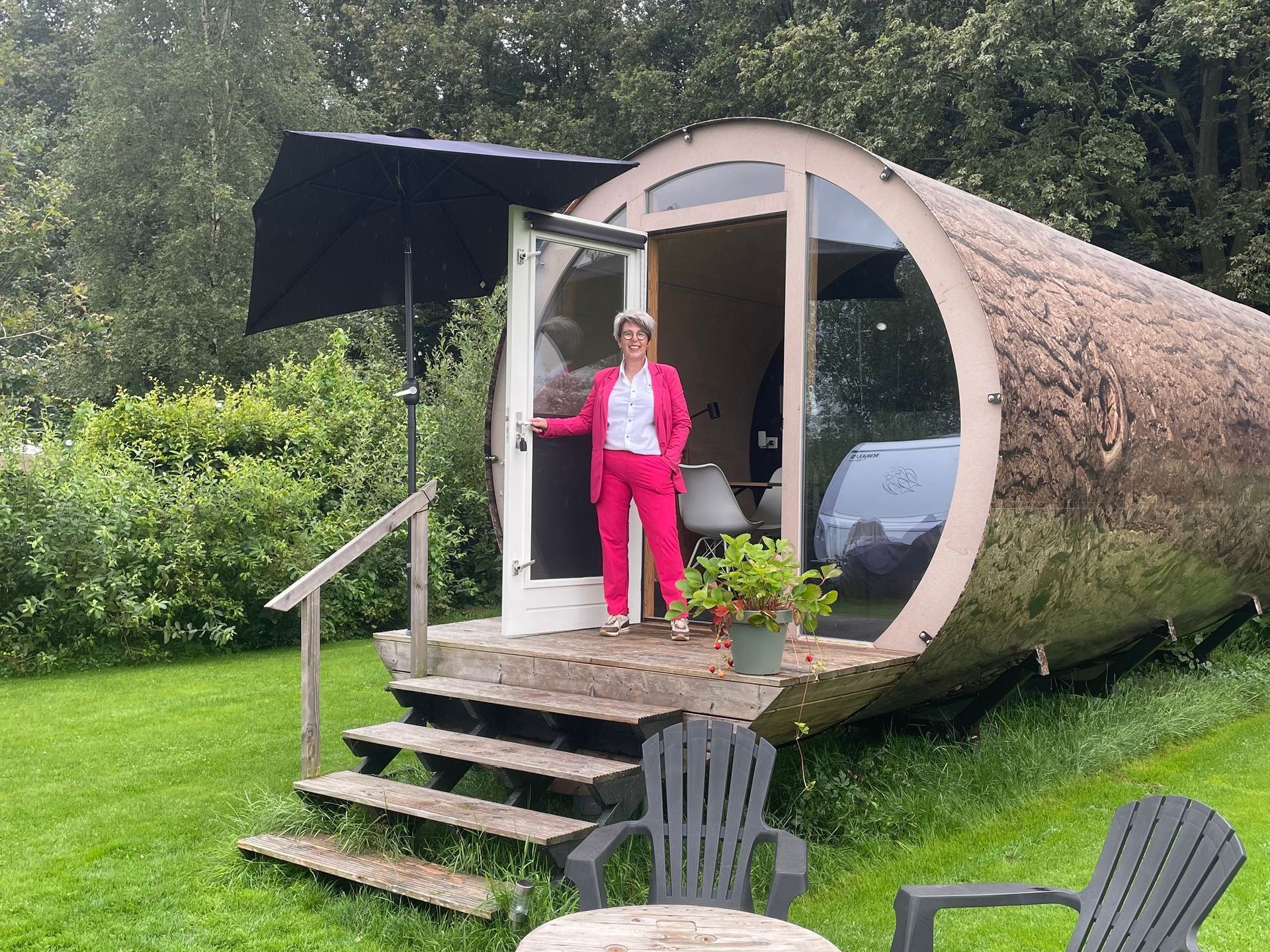 Droomstam ecolodge tinyhouse hardenberg duurzaam verhuren natuurhuisje booking.com origineel overnachten boomhut verhuurhuisje vechtdal fietsen wandelen glamping