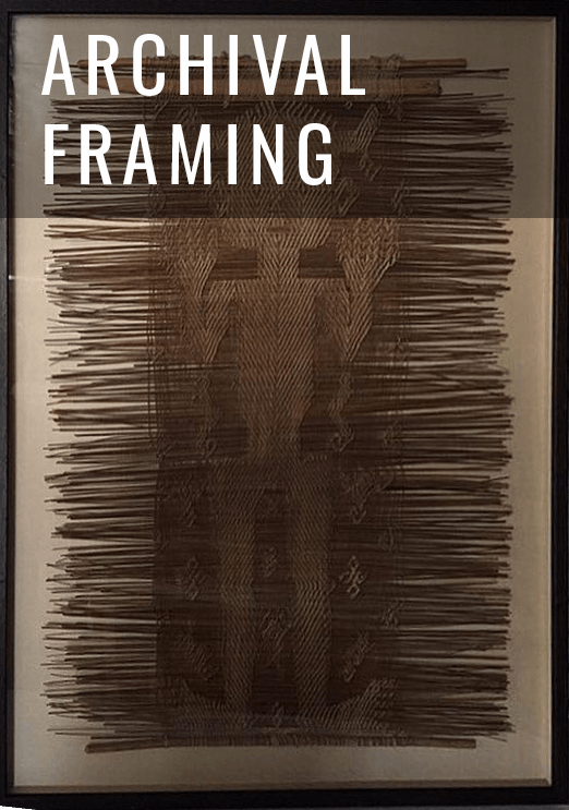 Archival framing custom frame