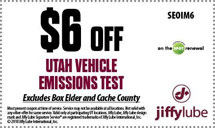 Utah Jiffy Lube Emissions Testing