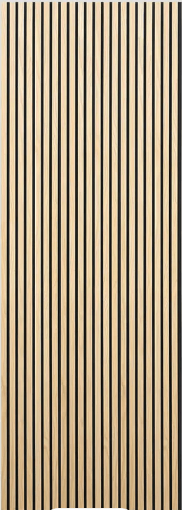 A close up of a wooden wall with vertical lines.