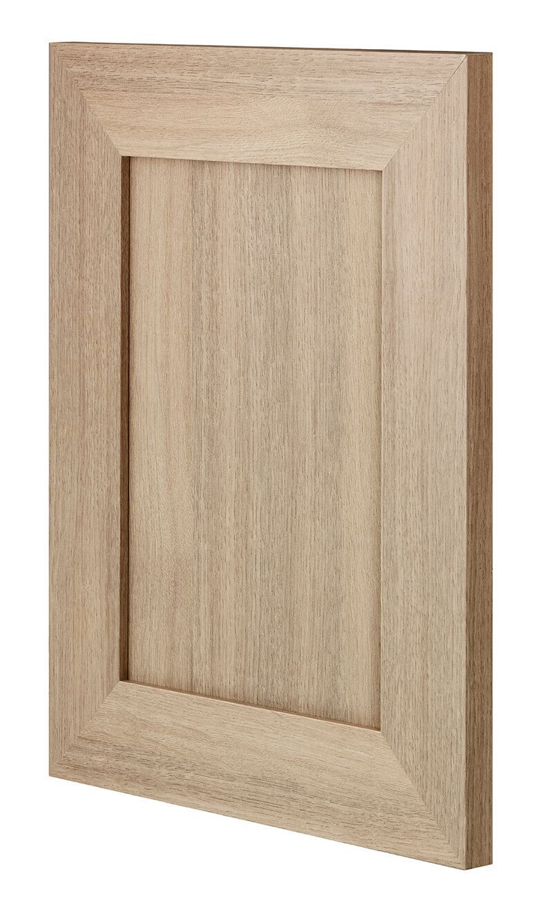 A close up of a wooden picture frame on a white background.