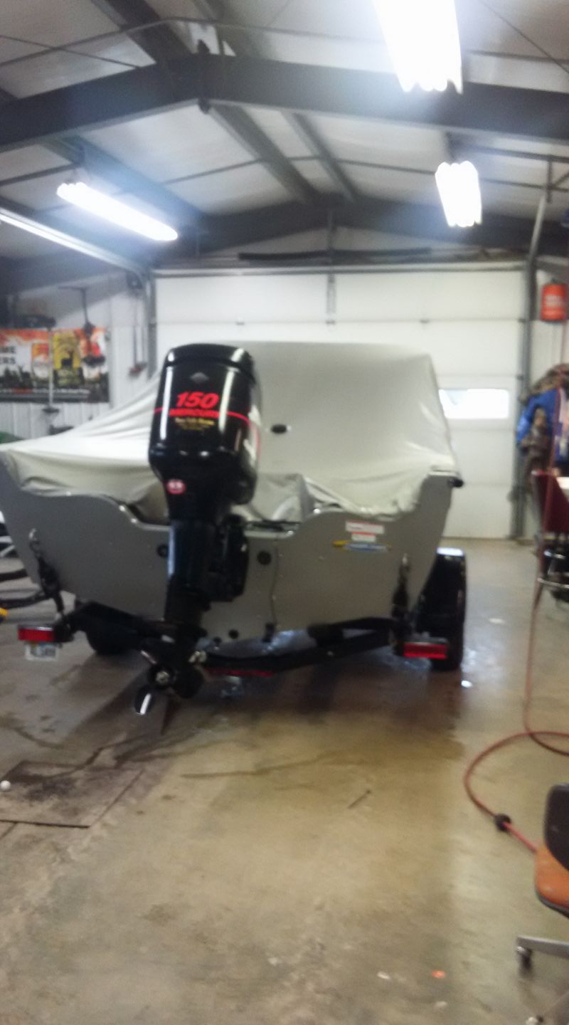 Power Boat with Black Engine Case | Klemme, IA | Stromer Powersports & Marine