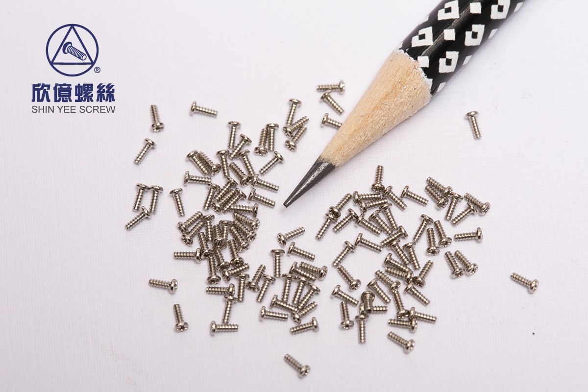 Precision Rounded Head Self-Tapping  Screw M1x3L