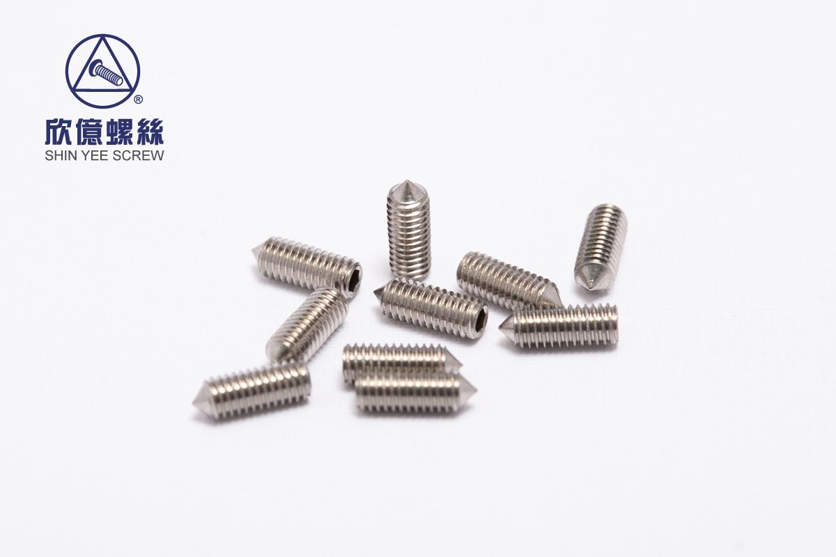 High-Hold Cone-Point Set Screws