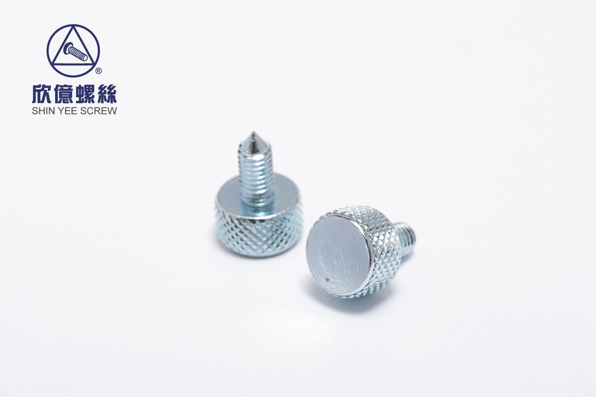 Knurled-Head Thumb sharp tail screw