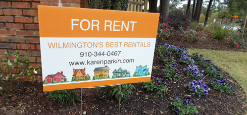 for rent sign