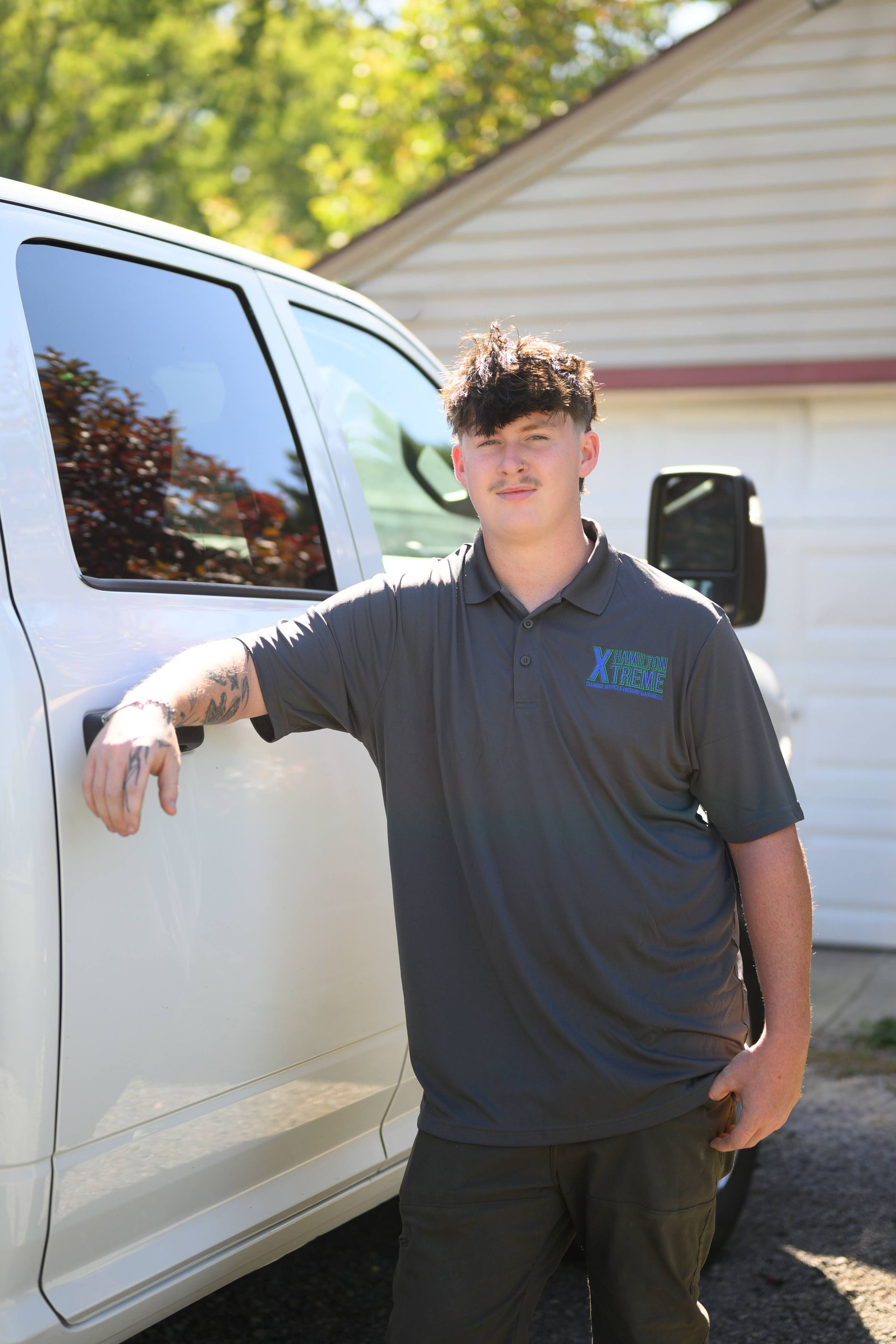 Cole Hamilton at Xtreme Cleaning Gutter Cleaning is ready to work in Youngstown Ohio.