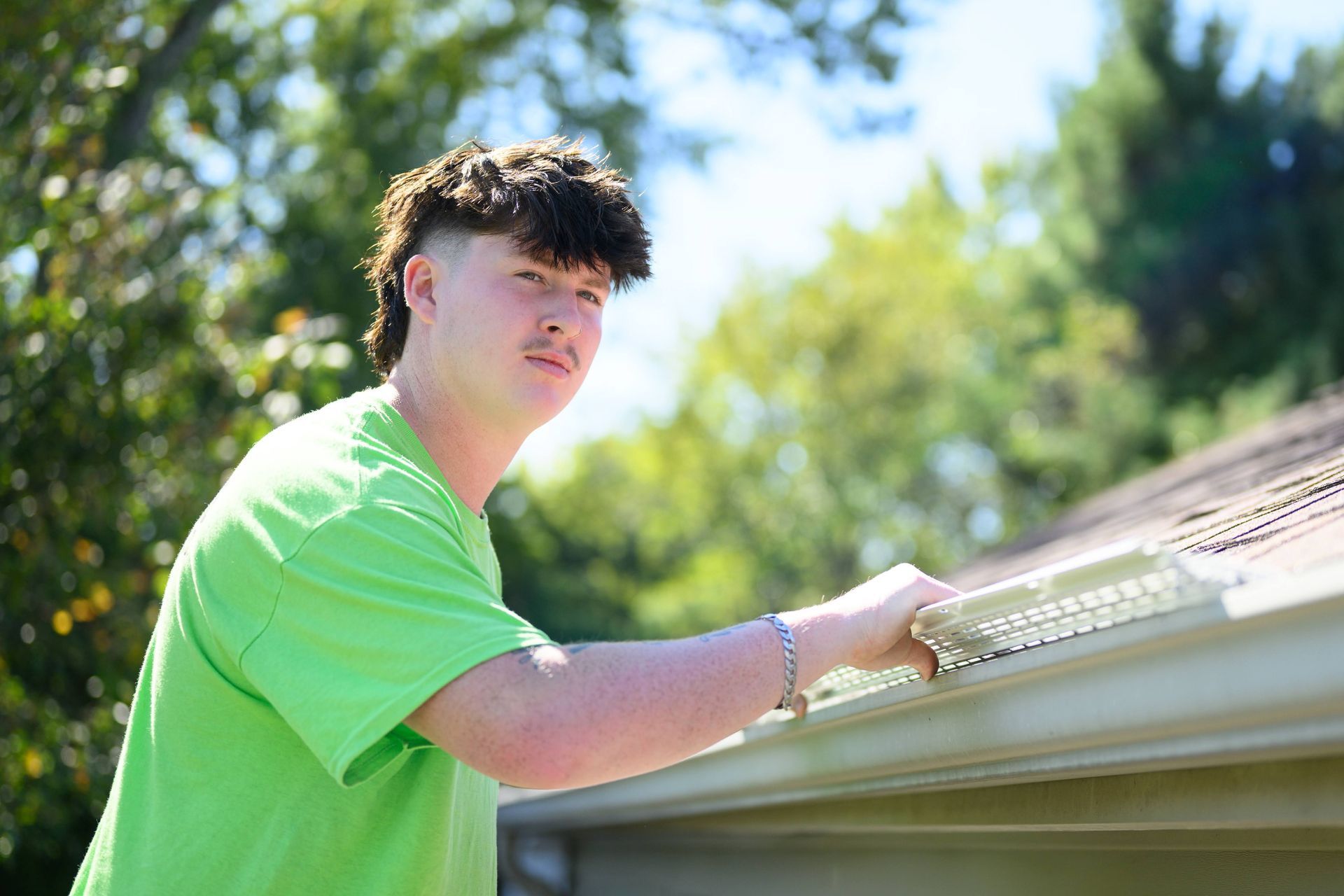 power wasing before sidewalk concrete