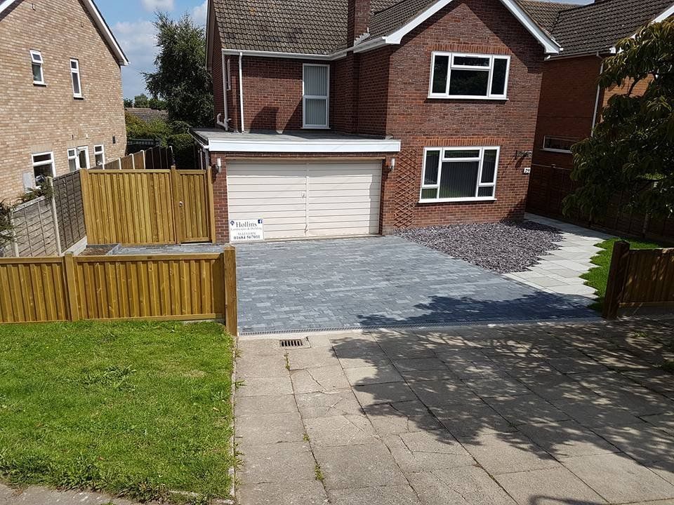 After driveway paving