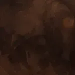 A close up of a brown background with a blurred image of a person.