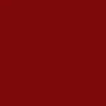 Solid dark red background.
