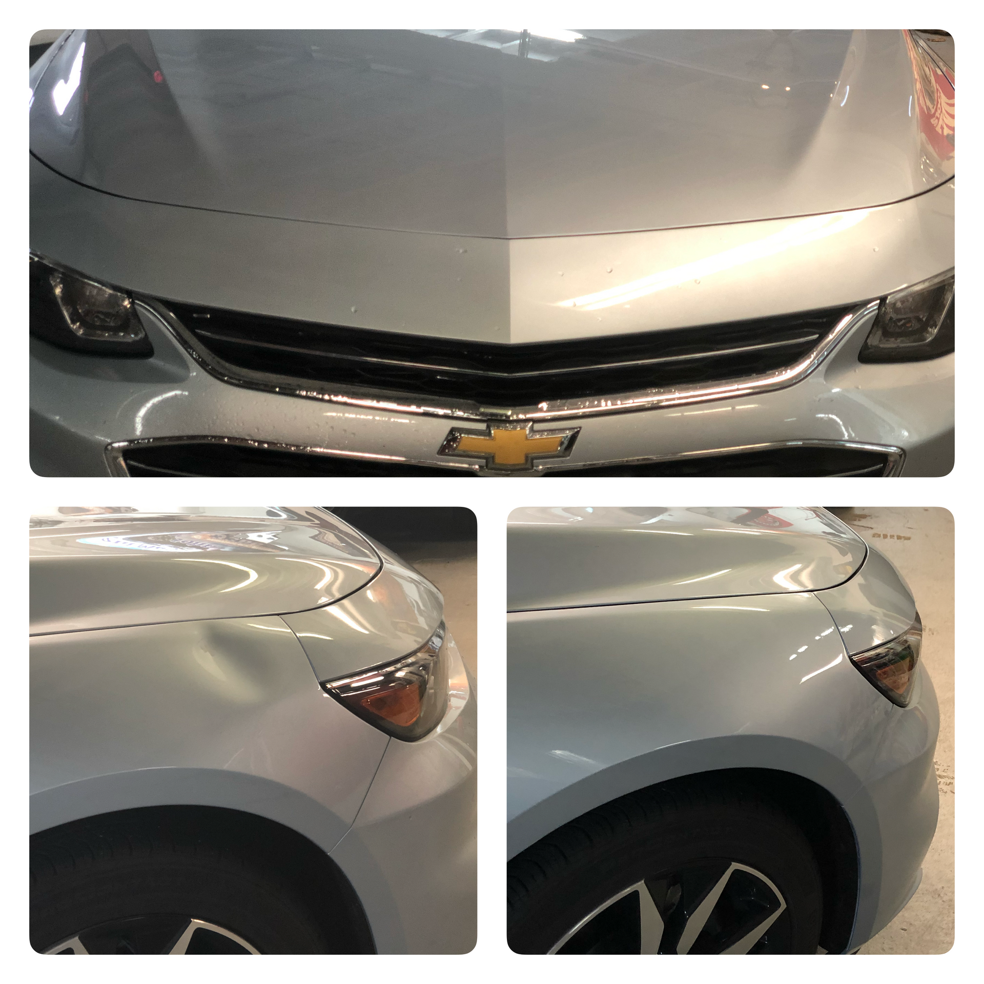 chevy fender dent before and after frisco tx