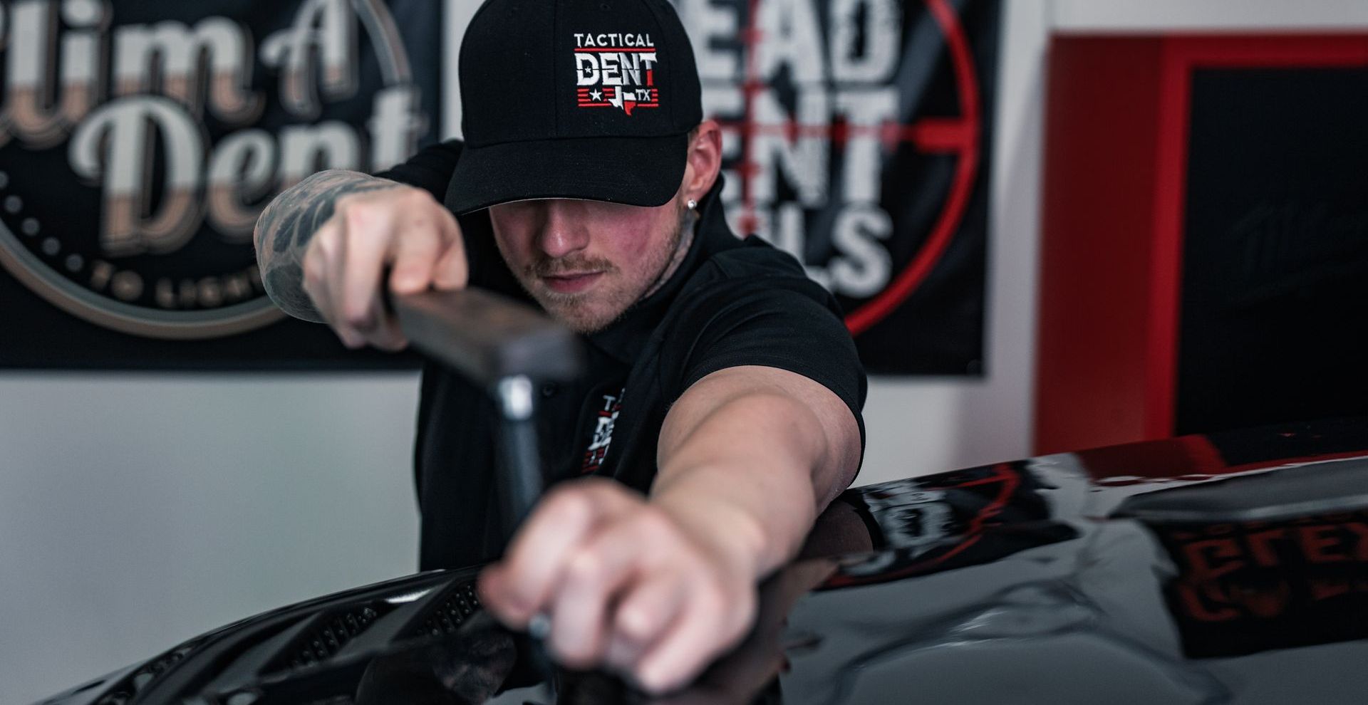 dent removal on fender