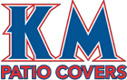 KM PATIO COVERS logo