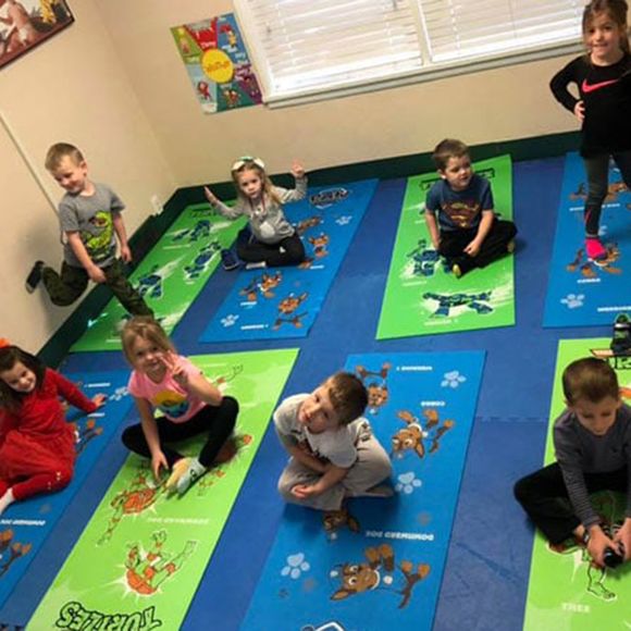 Children On Play Mats — Columbia, IL — Columbia Kinder College