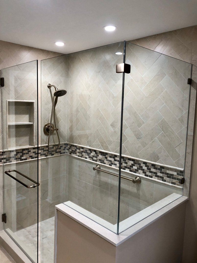 Modern Glass Bathroom — Parkesburg, PA — E.P. Hannum Building