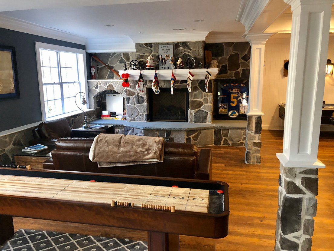 Fireplace On The Basement — Parkesburg, PA — E.P. Hannum Building