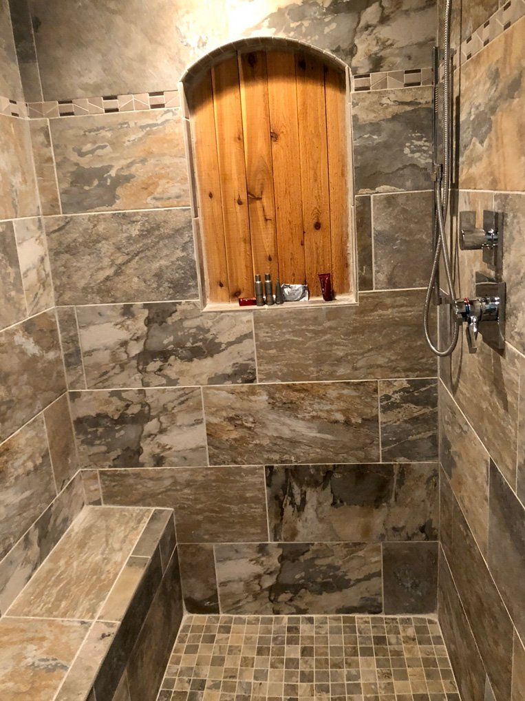 Marble Style Shower Room — Parkesburg, PA — E.P. Hannum Building