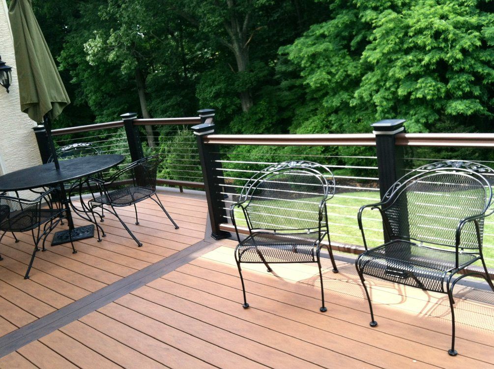 Deck With Two Chairs On The Side — Parkesburg, PA — E.P. Hannum Building