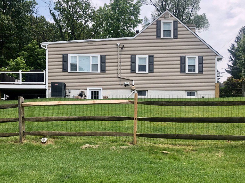 House With Fence On The Side — Parkesburg, PA — E.P. Hannum Building
