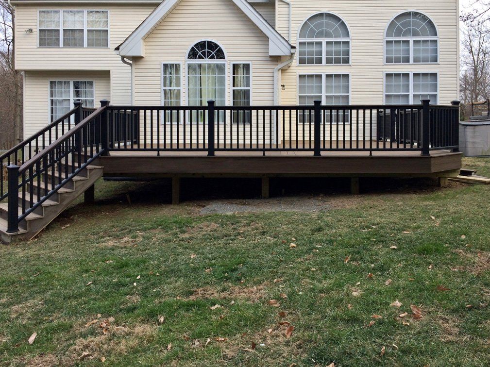 Deck With Big House On The Background — Parkesburg, PA — E.P. Hannum Building