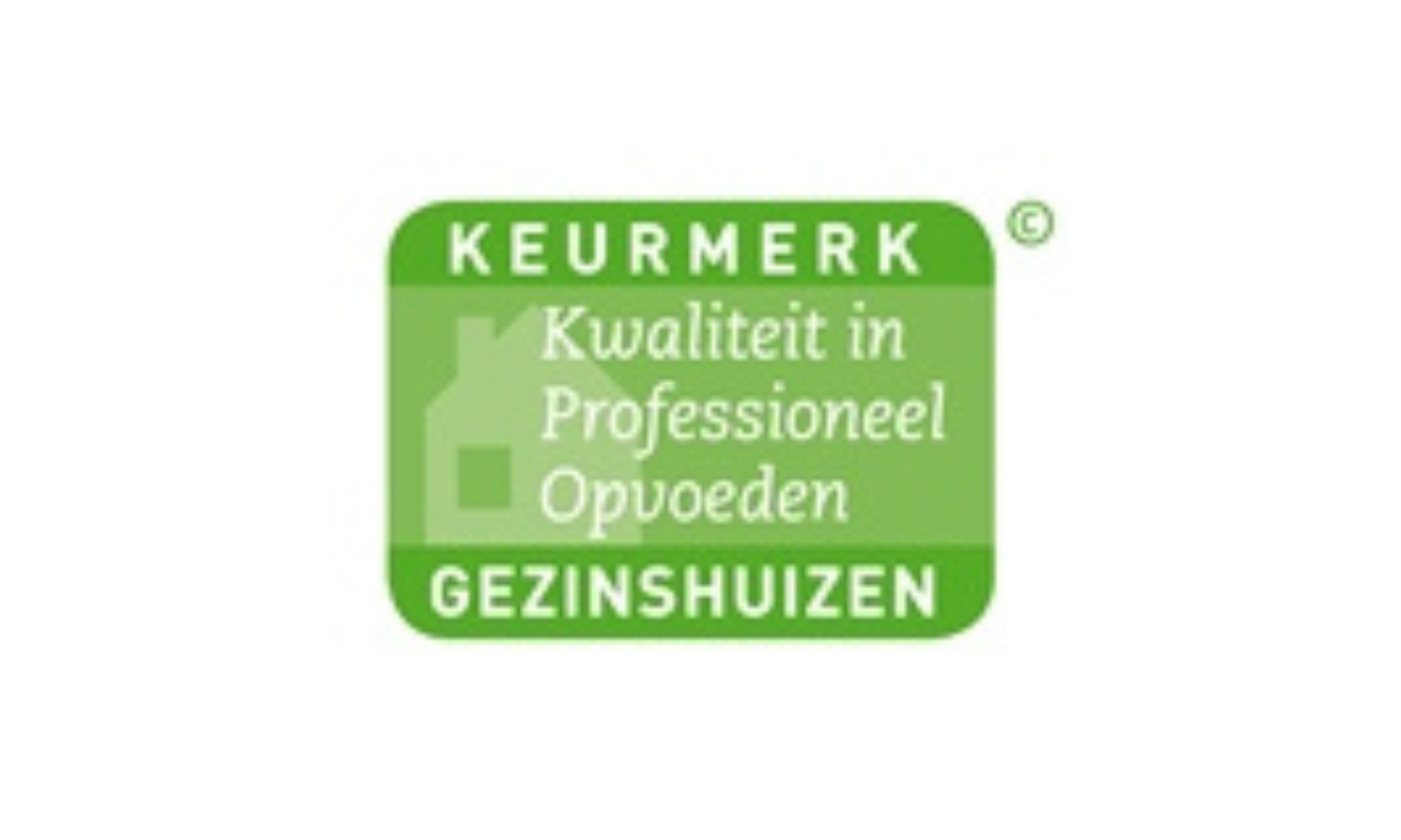 Green square logo with 