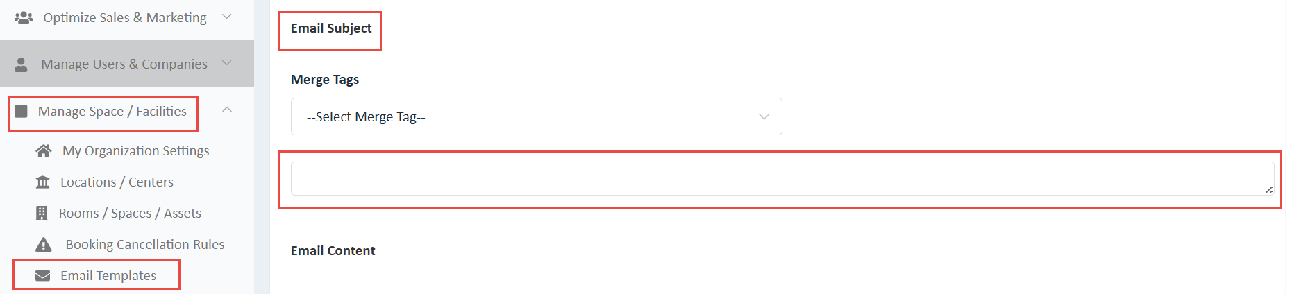Email Subject
