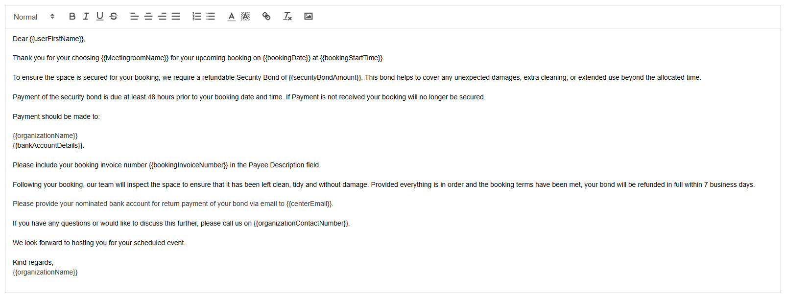 Email Template