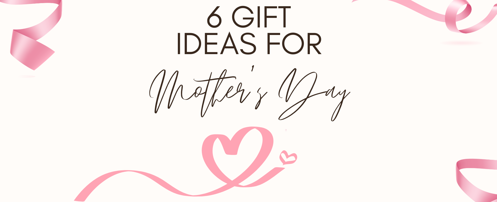 Mother's Day gift ideas with a luxurious touch: spa products, jewelry box, and a gift bag.