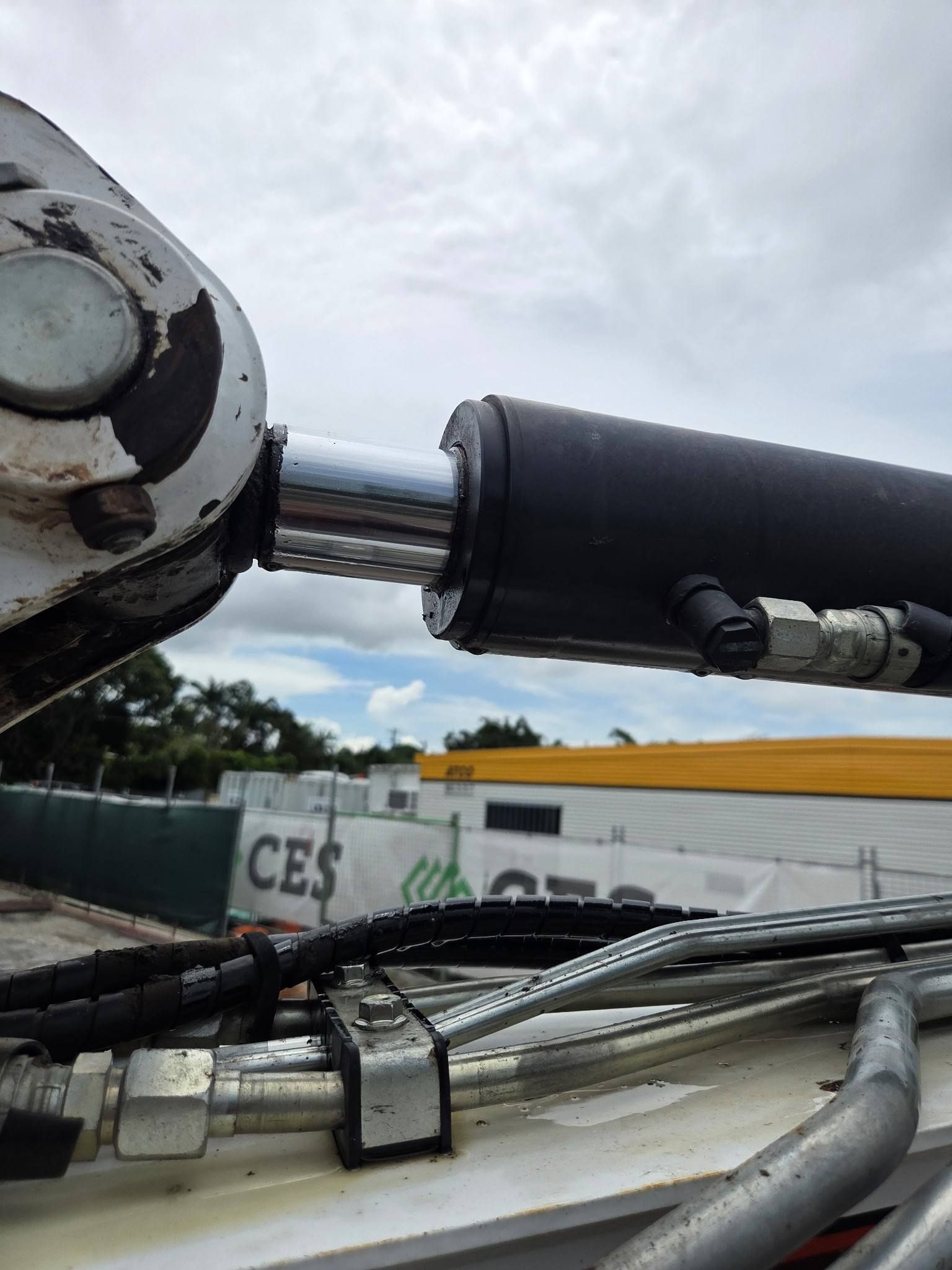 Hydraulic Cylinder on Construction Equipment — Waite Diesel Service in Douglas, QLD