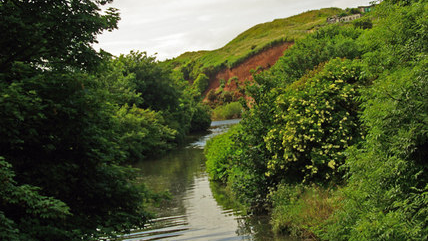 Image of erosion along the banks of River Ellen