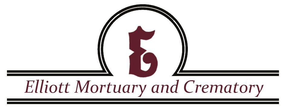 The logo for sample funeral home is shown on a white background.