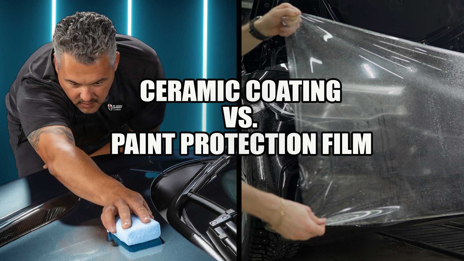 ceramic coating vs. ppf paint protection film San Diego