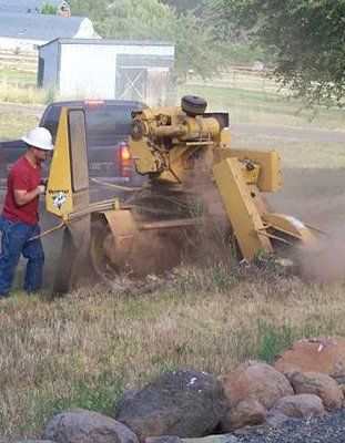 Stump Extractor Tree Removal - Land Clearing & Leveling Contractors in Hood