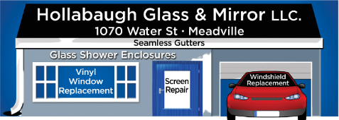 Hollabagh glass and mirror llc is located at 1070 water st meadville