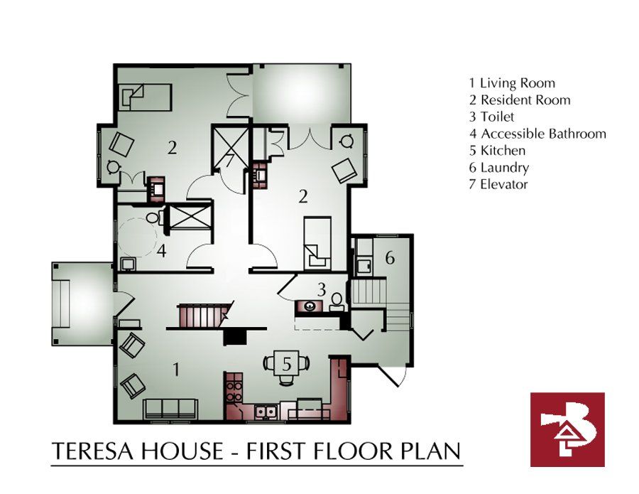Teresa House - First Floor Plan