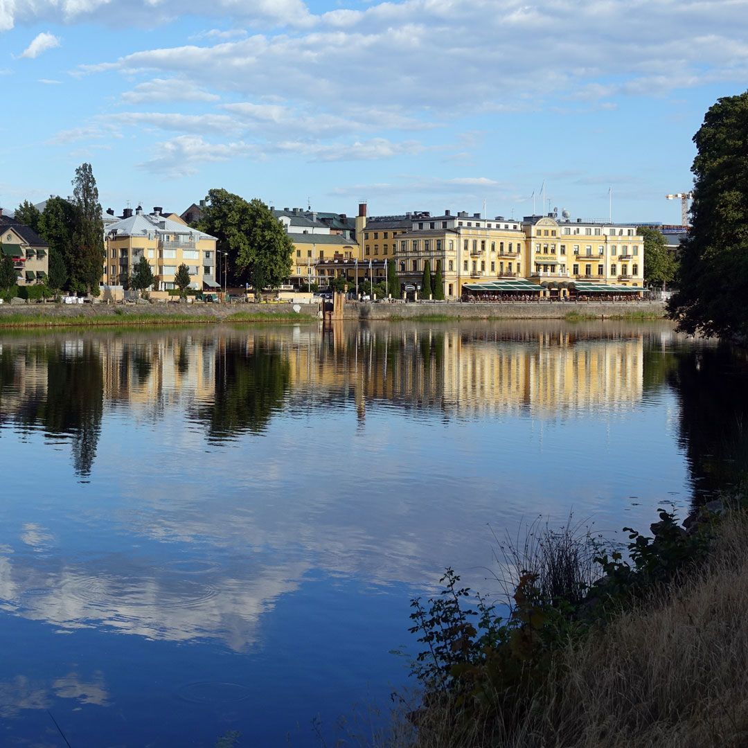Karlstad, Klarälven med Stadshotellet i bakgrunden
