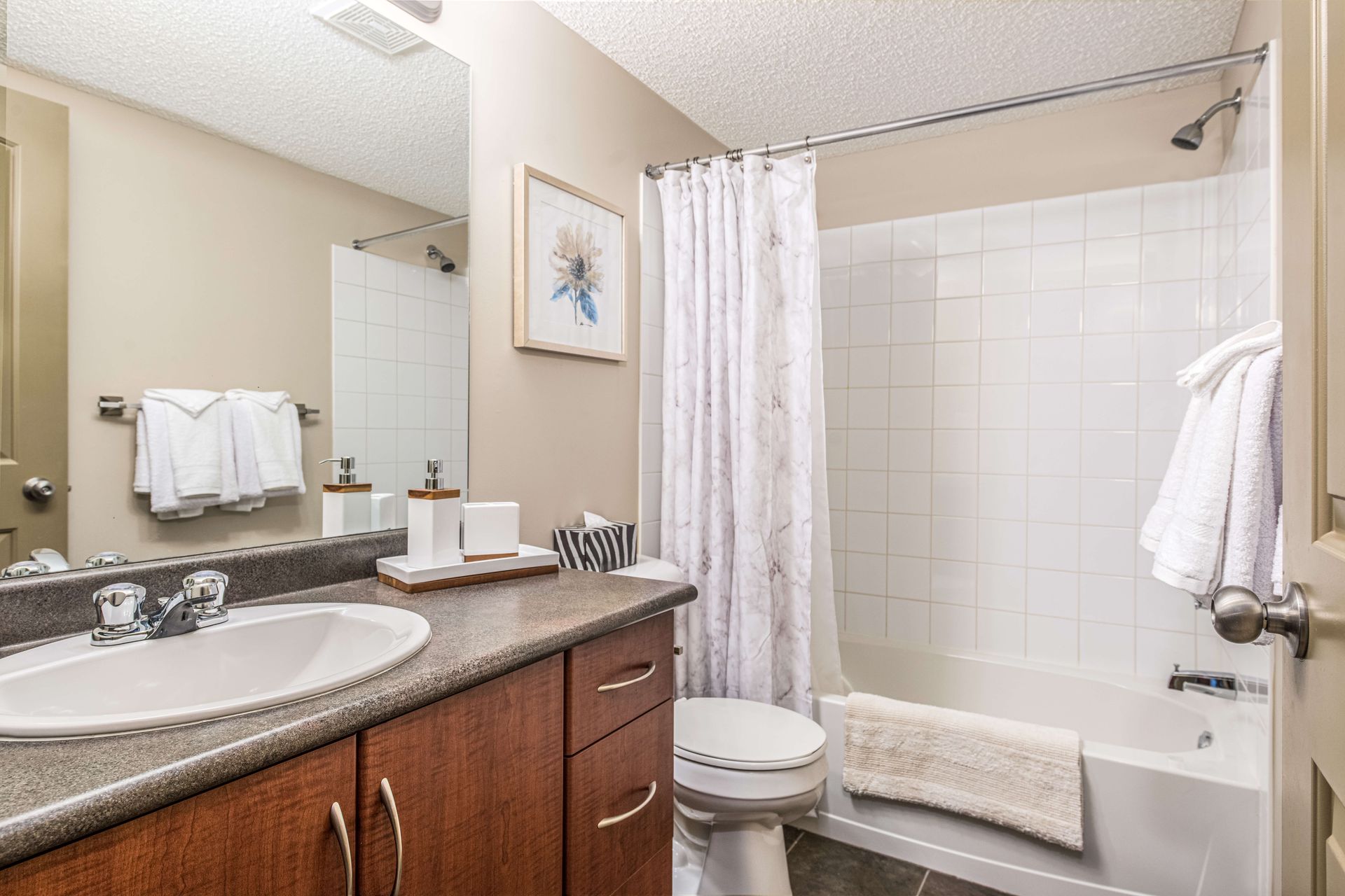 Ensuite at the Lake Windermere Pointe Condos in Invermere, BC managed by Aisling Baile Property Management