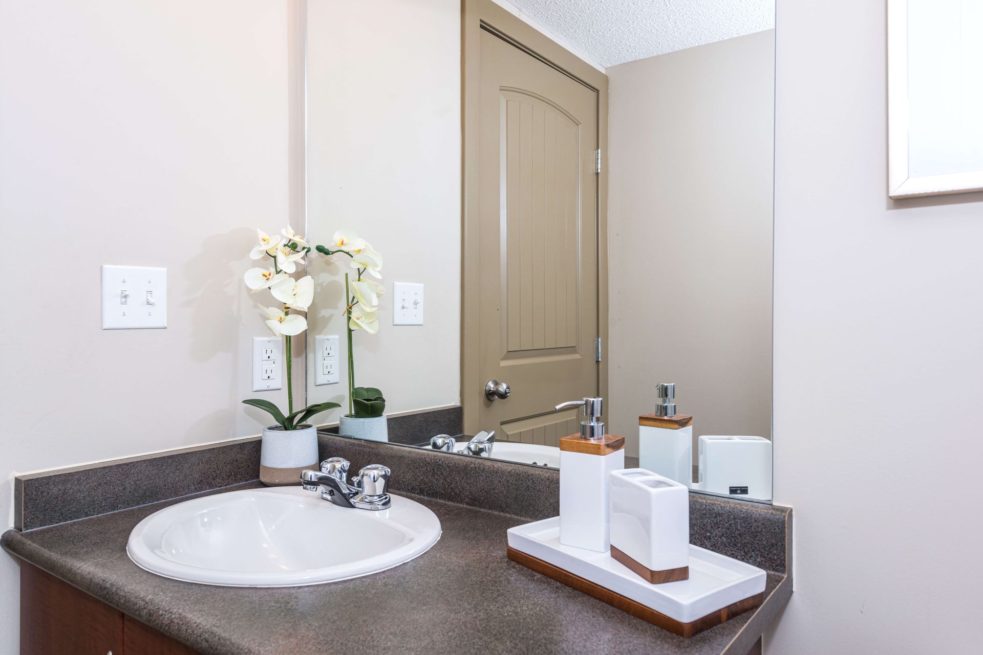 Bathroom at the Lake Windermere Pointe Condos in Invermere, BC managed by Aisling Baile Property Management